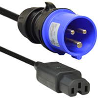 IEC 60309 (6h) 15 Amp 250 Volt Adapter